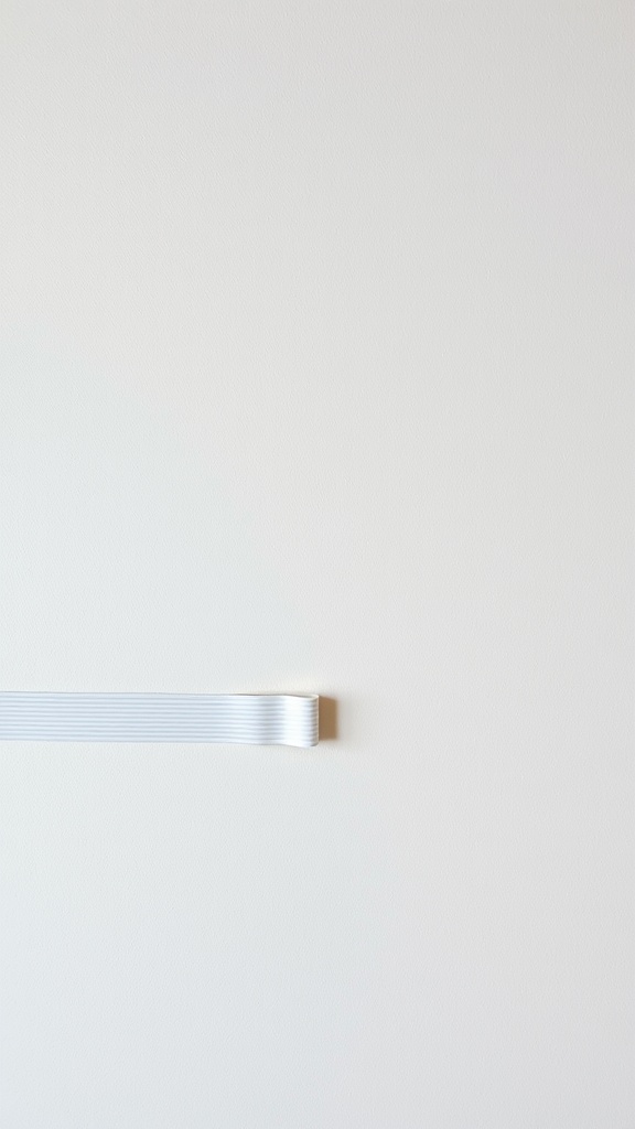 A roll of painter's tape on a white surface, symbolizing its use for clean painting edges.